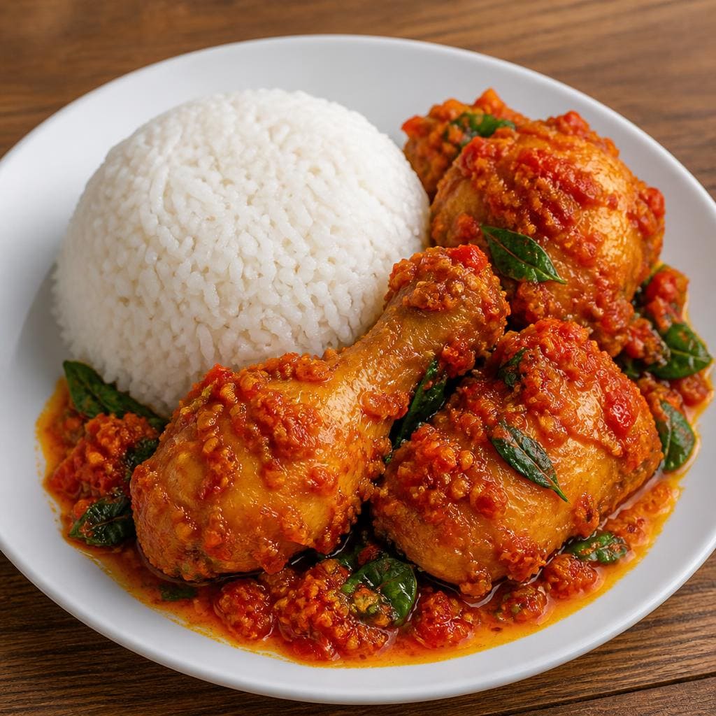 Nasi Ayam Rica-Rica dari Bakso Lapangan Tembak Senayan